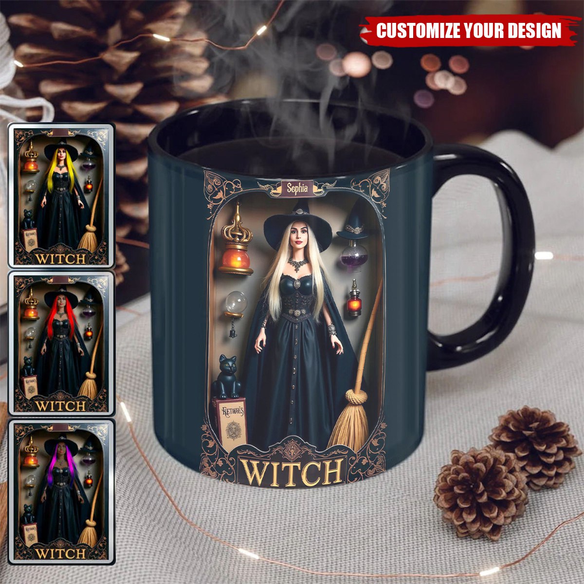 Magical Witch - Personalized Witch Custom Coffee Mug