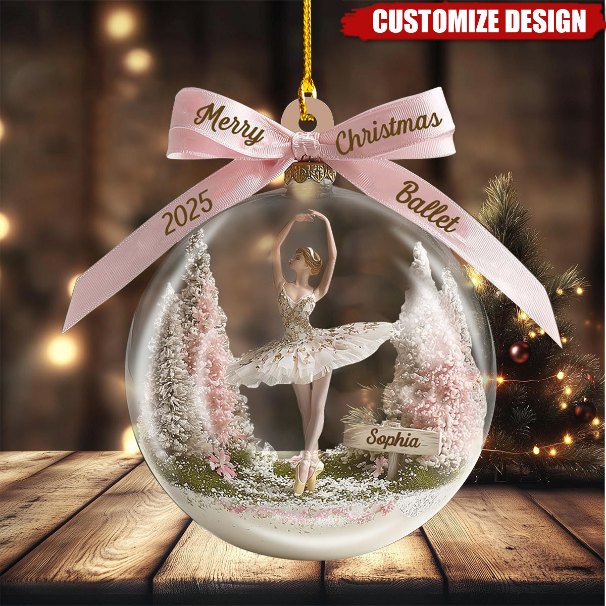 Awesome Ballet - Personalized Ballet Ornament