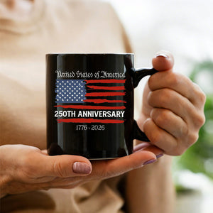 USA 250th Anniversary Patriotic Semiquincentennial Mug
