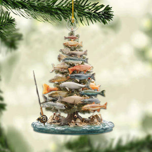 Fishing Christmas Ornament-Gift For Fisherman
