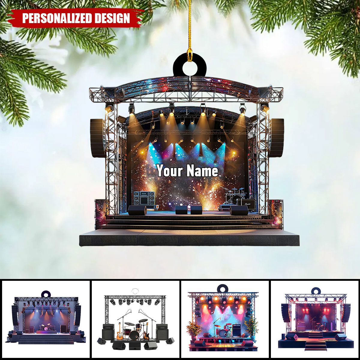 Personalized Stage Ornament-Gift For Musician-2024 New Release