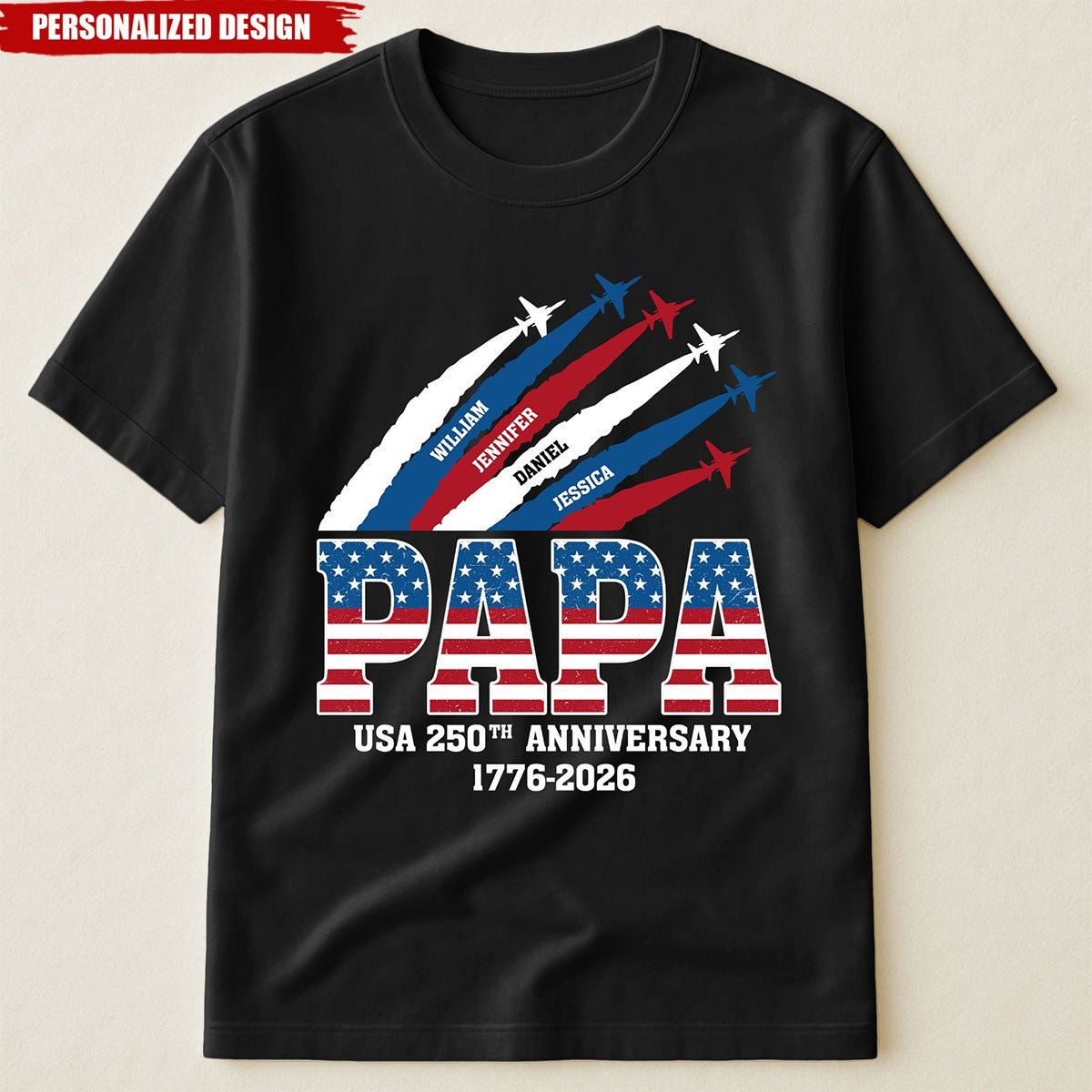 America 250Th Anniversary Gifts For Dad, Grandpa-Personalized Shirt