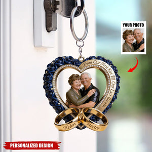 Personalized Upload Image Keychain-Gift For Couple/Family