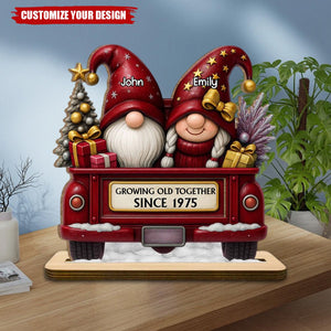 Growing Old Together Since, On Holiday Bus, Gift For Couples