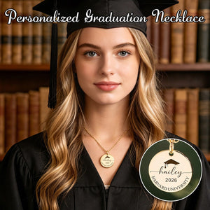 Personalized Graduation Necklace-Memorial Gifts