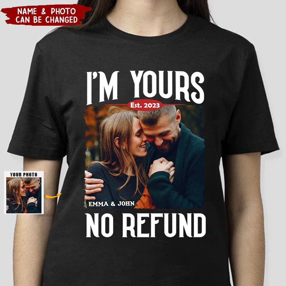 Custom Photo Shirt For Couple - Personalized Valentine Gif