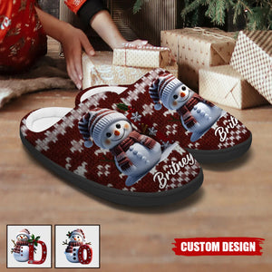 Merry Christmas - Personalized Family Slippers