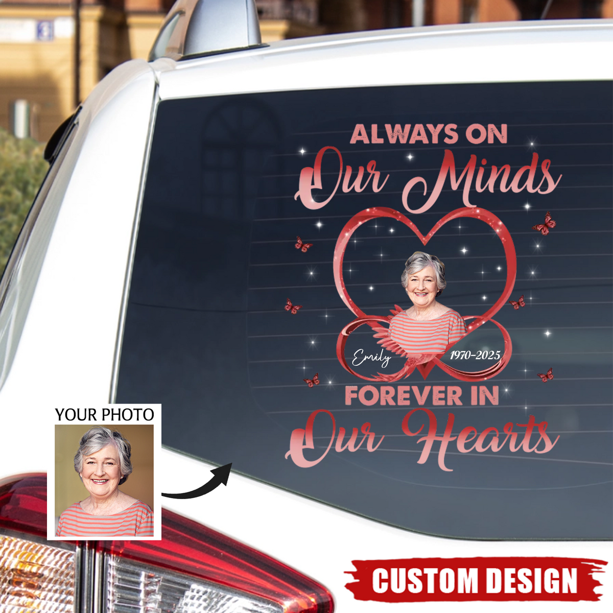 As Long As I Breathe You'll Be Remembered Personalized Decal, Memorial Gift