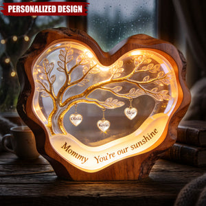 Sweet Little Love Heart Light Box-Personalized Gifts For Mom
