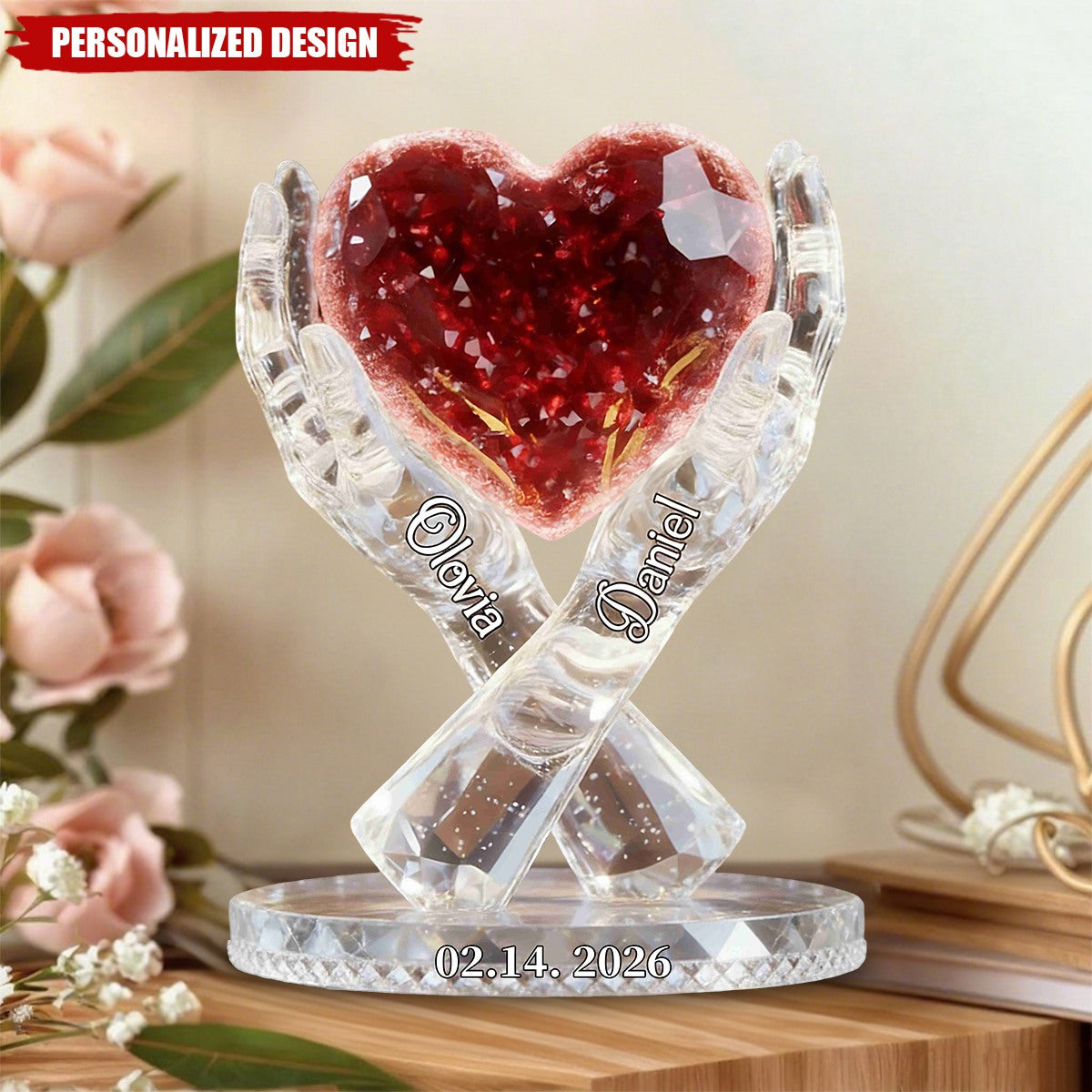 Personalized Couple Acrylic Plaque-Gift For Couple