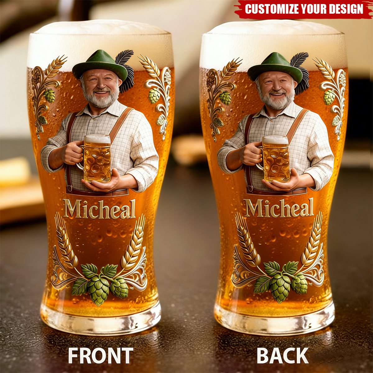 Beer Lover Gift - Personalized Beer Beer Pint