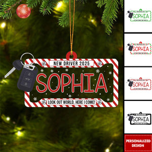 Personalized New Driver Ornament-Gift for New Drivers