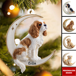 Personalized Cute Dog Acrylic Ornament