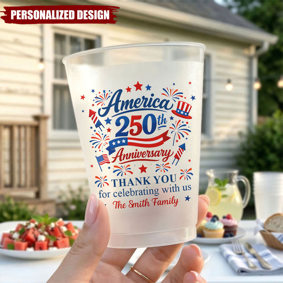 Thank You For Celebrating With Us - Personalized Cups