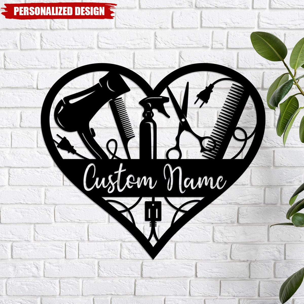 Personalized Beauty Salon Wall Metal Sign-Gifts For Beauty Salon,Hairstylist