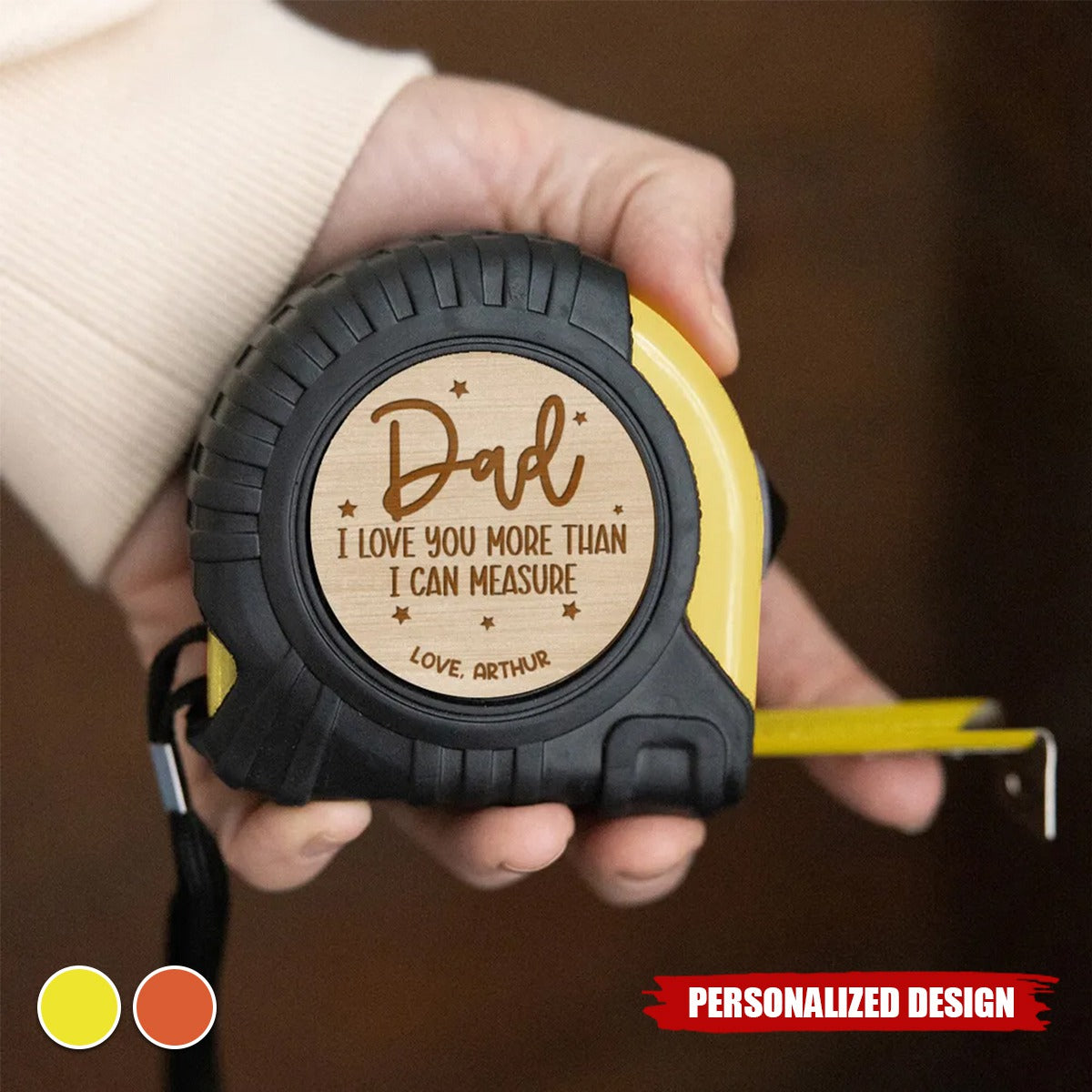 We Love You-Personalized Custom Tape Measure