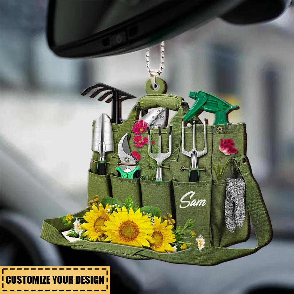 Gardening Carry Bag Custom Acrylic Car / Christmas Ornament
