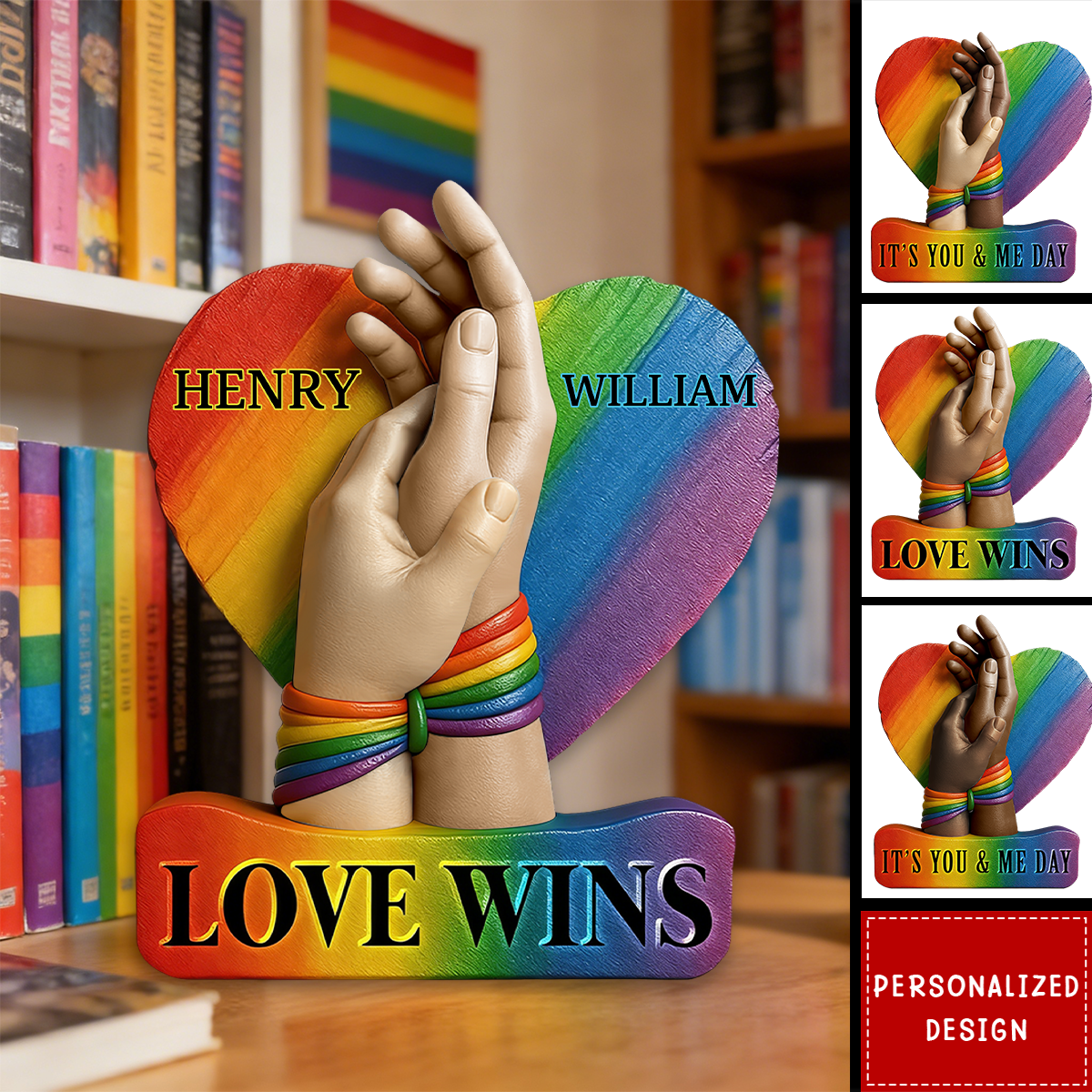 Personalized LGBT Couple Acrylic Plaque-Gifts For Couple