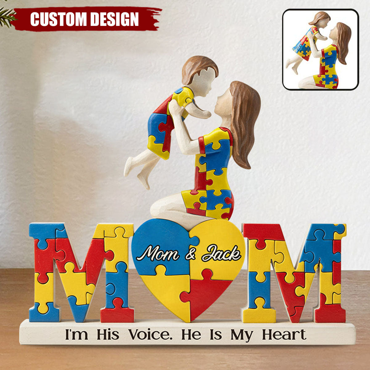I'm His Voice - Personalized Autism Awareness Acrylic Plaque