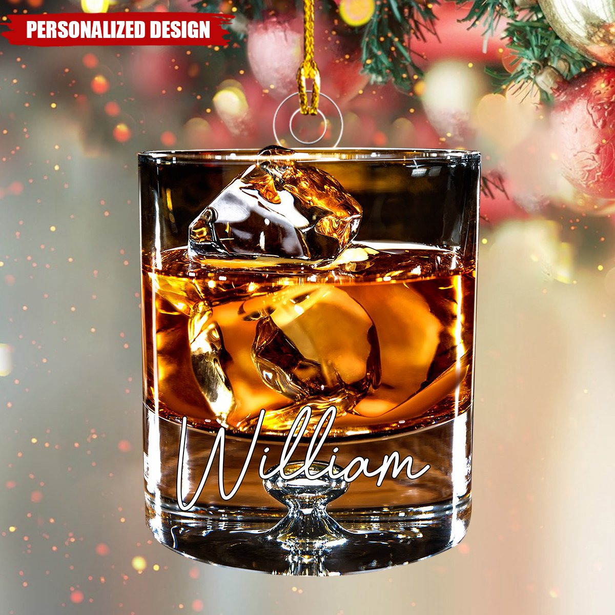 2024 New Release Personalized Whiskey Acrylic Ornament-Gifts For Whishkey Lovers