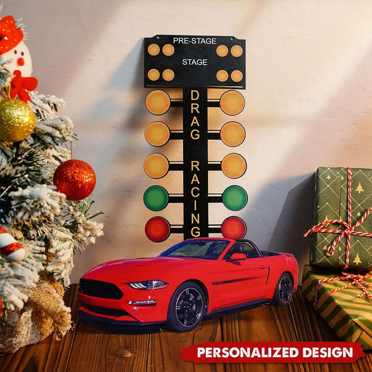 Personalized Custom Photo Drag Racing Acrylic Sign