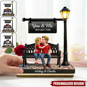 Personalized Couple Wooden Plaque-Valentine's Day Gift For Couple