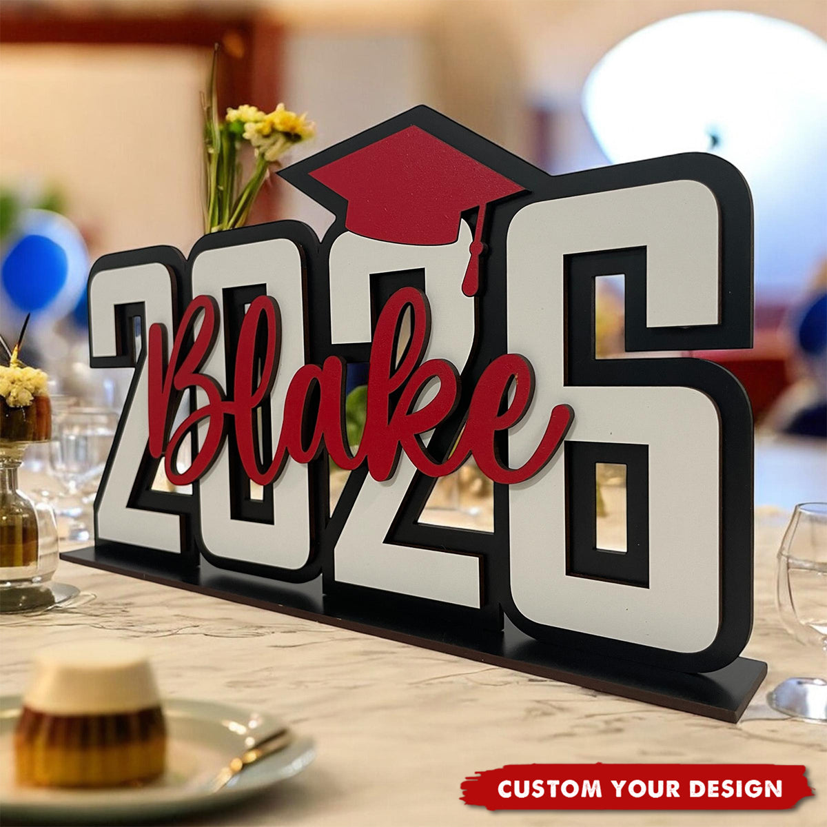 Class of 2026 Photo Personalized  Acrylic Plaque, Grad Gift Unique, Graduation Party Decoration