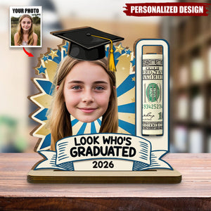 Personalized Graduation Wood Plaque-Graduation Gift