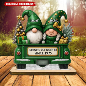 Growing Old Together Since, On Holiday Bus, Gift For Couples