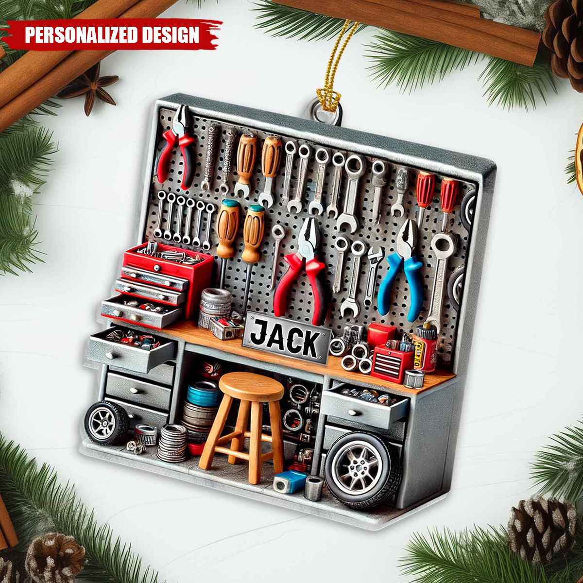 2024 New Release Custom Tools Garage Ornament