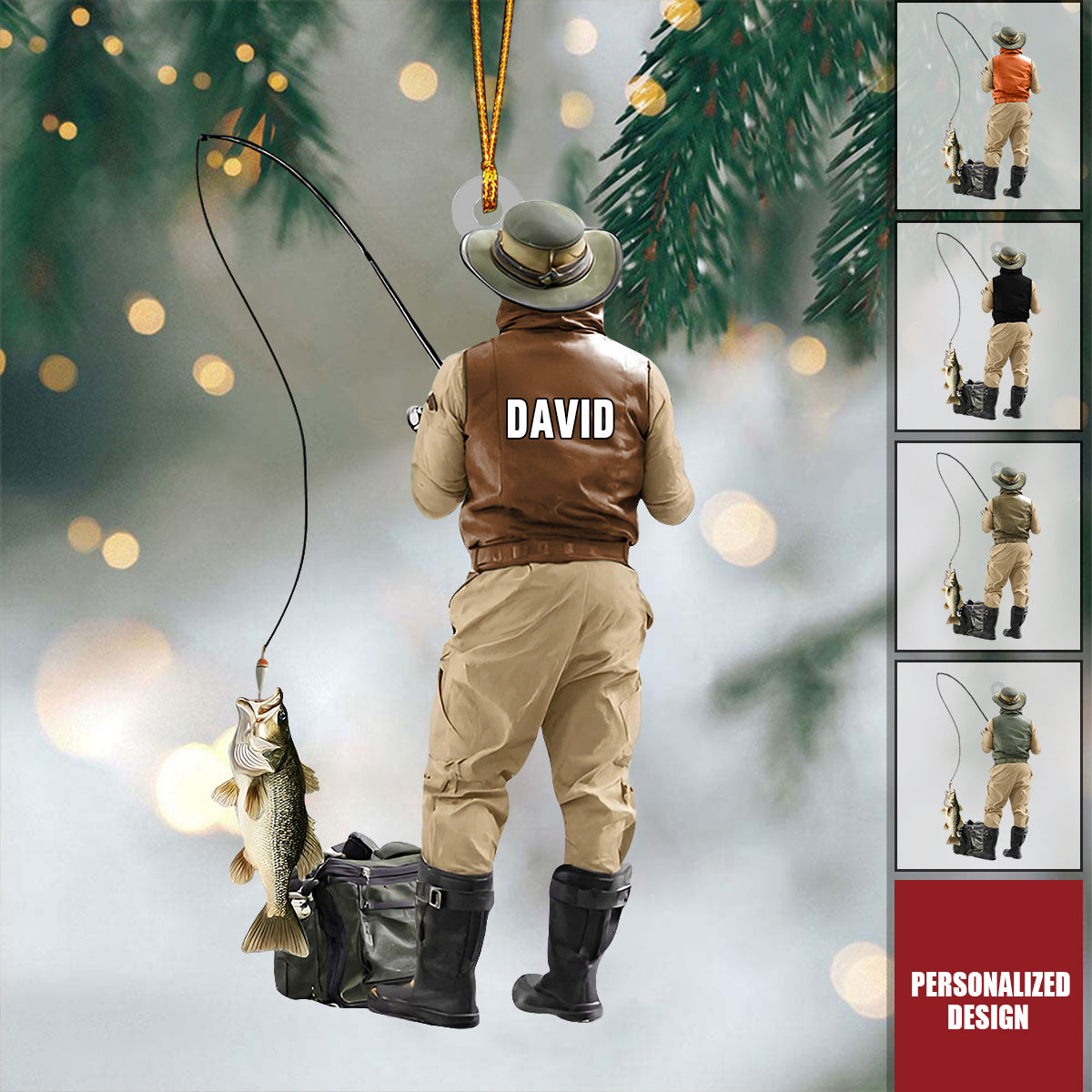 Personalized Xmas Fishing Keepsake Gift-Gift For Outdoor Sportsman
