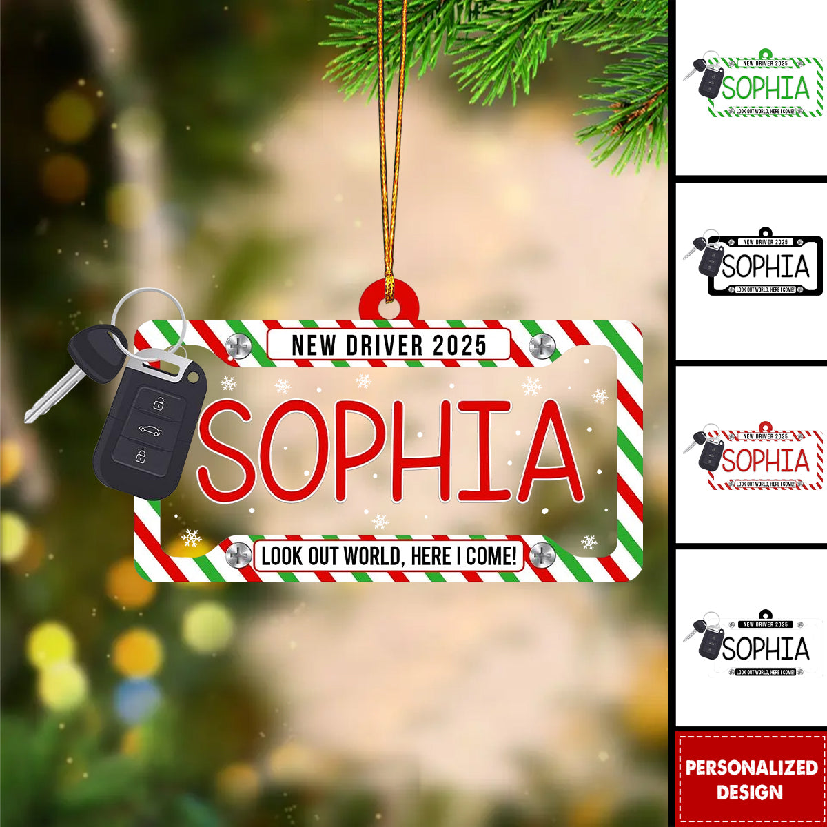 Personalized New Driver Ornament-Gift for New Drivers