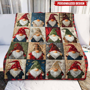 Personalized Vintage Cozy Winter Home Blanket