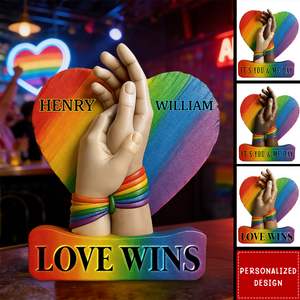 Personalized LGBT Couple Acrylic Plaque-Gifts For Couple