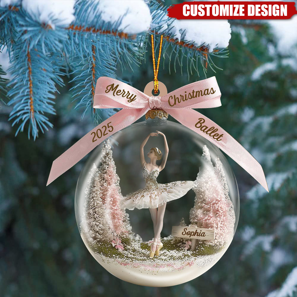 Awesome Ballet - Personalized Ballet Ornament
