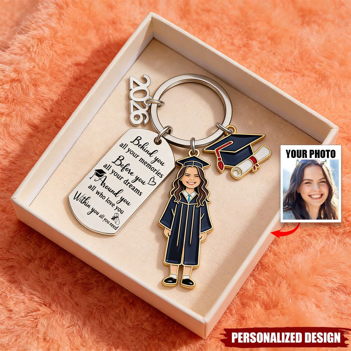 Graduation Gift-Personalized Graduation Keychain