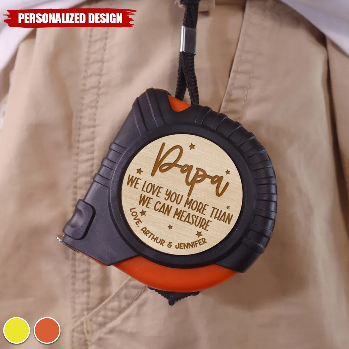 We Love You-Personalized Custom Tape Measure