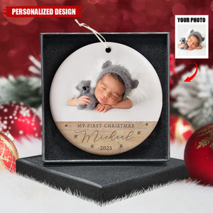 2025 New Release Personalized Baby’s First Christmas Ornament-Baby Holiday Keepsake