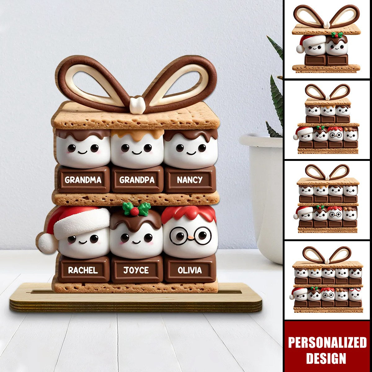 Happy Smores-Personalized Wood Plaque