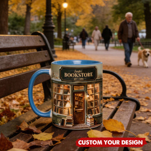 Love Books - Personalized Book Set Accent Mug