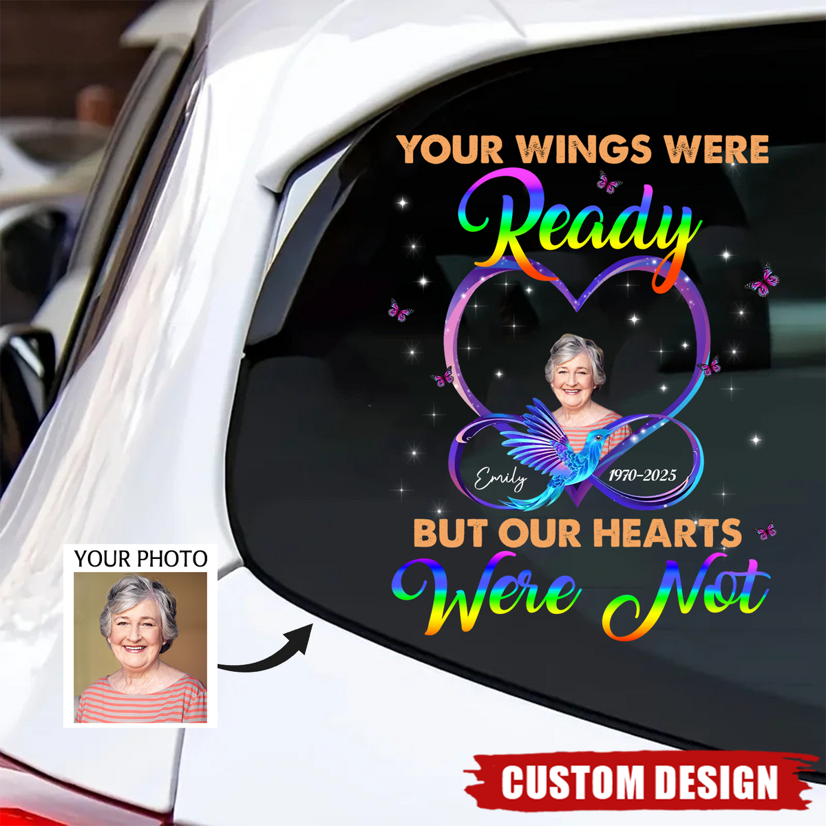 As Long As I Breathe You'll Be Remembered Personalized Decal, Memorial Gift