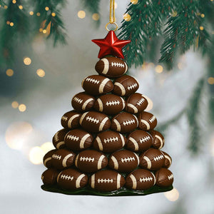 Football Christmas Tree Ornament Gift For Football Lover
