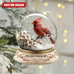 In Loving Memory - Personalized Memorial Custom Shaped Acrylic Ornament