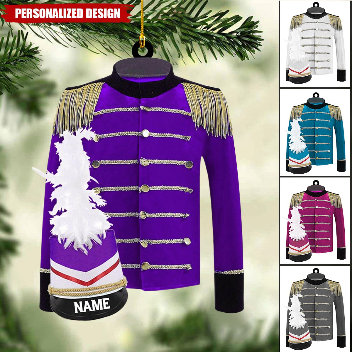 Personalized Marching Band Uniform Ornament-Gifts For Marching Band