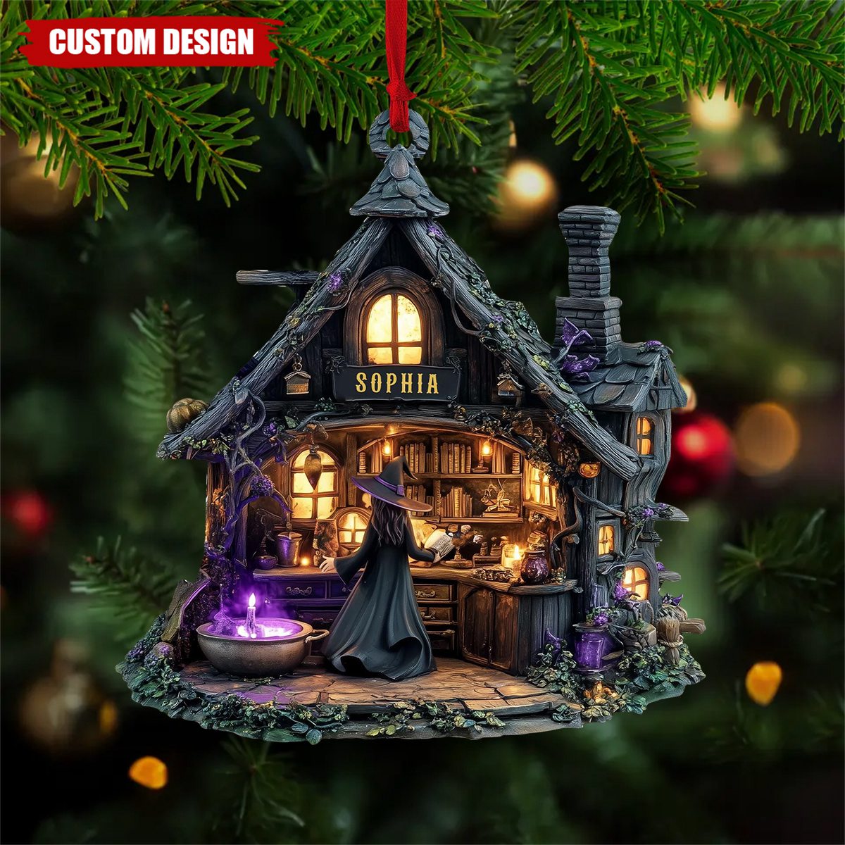 Personalized Witch Ornament - 2024 New Release