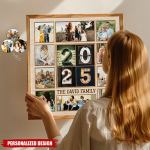 Custom Family Photo Collage Poster 2025-Family Keepsake Gifts