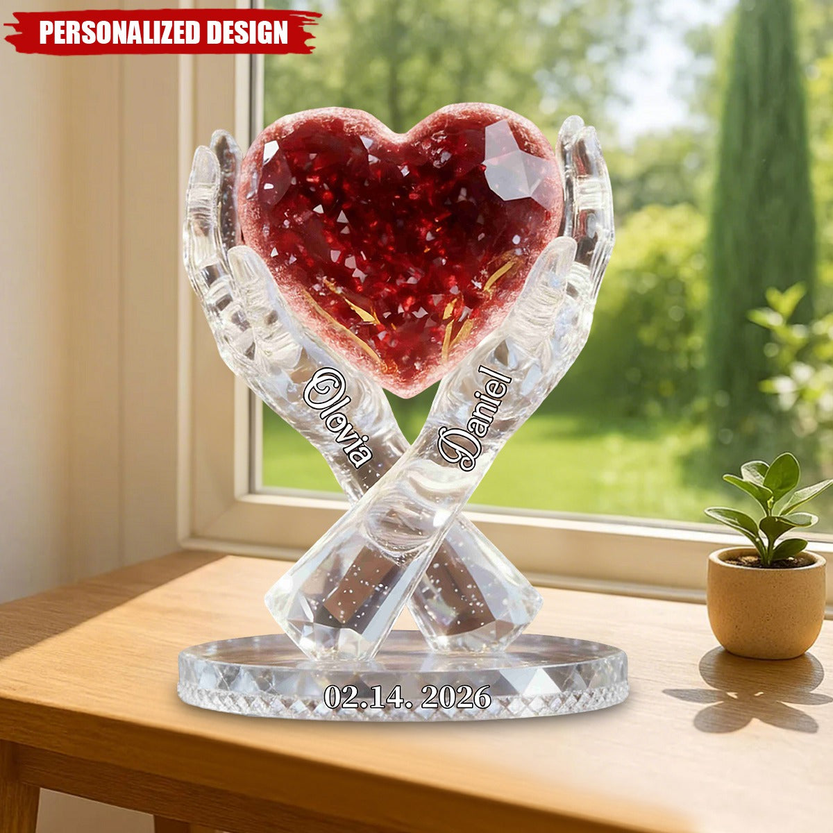 Personalized Couple Acrylic Plaque-Gift For Couple