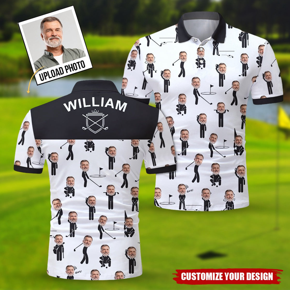 Love Being A Golfer - Personalized Golf Polo Shirt