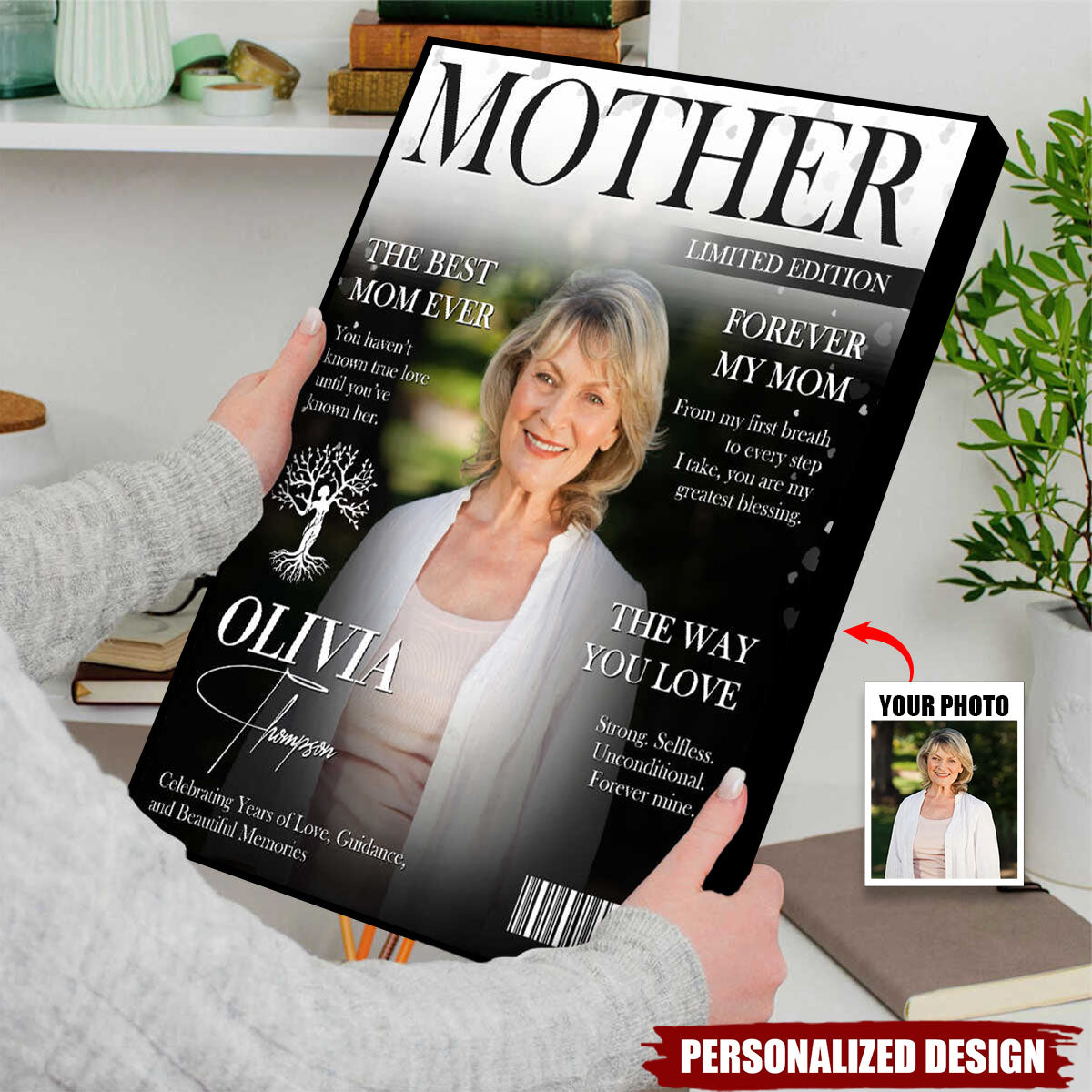 Personalized Mother Magazine Poster-Mother Appreciation Gift