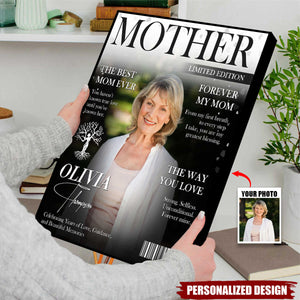 Personalized Mother Magazine Poster-Mother Appreciation Gift